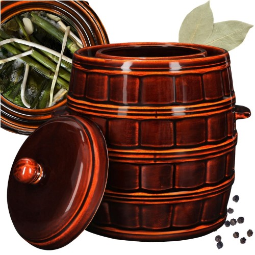 Beczka kamionka 16l hermetyczny garnek do kiszenia kapusty ogórków