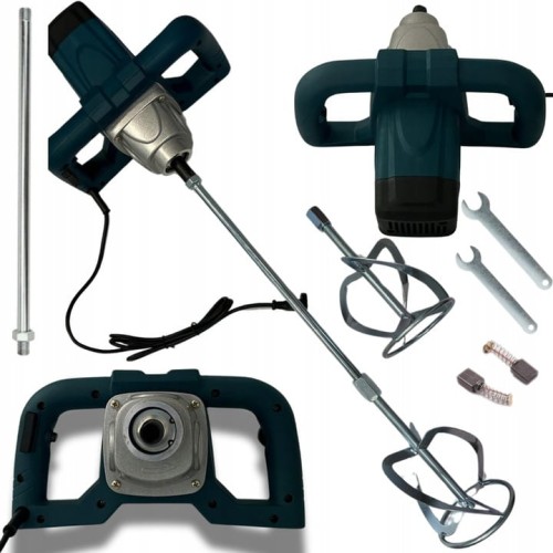 Mocne Mieszadło Elektryczne do zapraw kleju betonu farb gipsu 2x mieszalnik