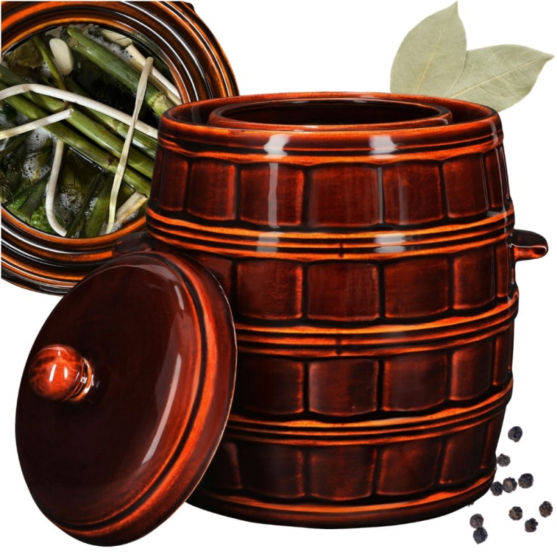 BECZKA kamionka 16L HERMETYCZNY GARNEK do KISZENIA kapusty OGÓRKÓW