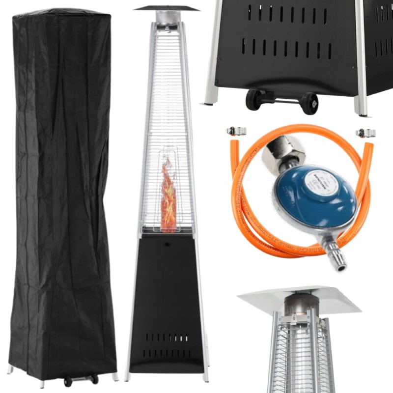 Ogrzewacz tarasowy gazowy parasol grzewczy 13kW Promiennik gazowy ogrodowy