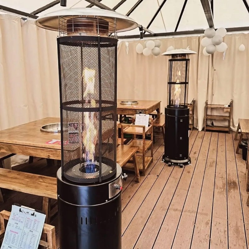 Ogrzewacz tarasowy gazowy parasol grzewczy 13kW Promiennik gazowy 180cm