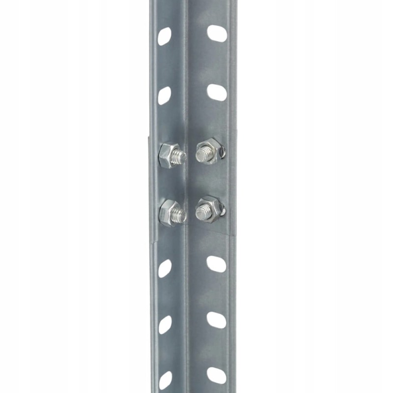 Regał metalowy magazynowy 2w1 warsztatowy 5 półek garażowy 180x90x40 300kg
