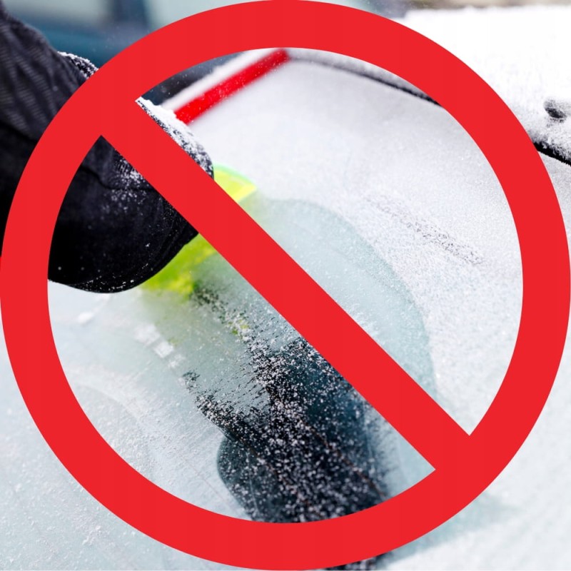 Odmrażacz do szyb samochodowych auta lusterek szronu Płyn Nano -30°C 0,5L