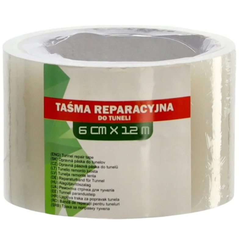 Taśma Do Folii Klejenia Naprawy Ogrodniczych Tuneli 60mm x 12m MOCNA