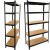 Regał metalowy magazynowy Warsztatowy Garaż Piwnica 180X90X40 czarny 875KG