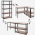 Regał metalowy magazynowy Warsztatowy Garaż Piwnica 180X90X40 czarny 875KG