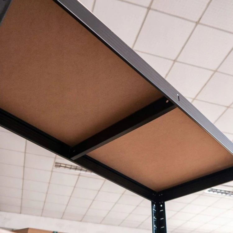 Regał metalowy magazynowy Warsztatowy Garaż Piwnica 180X90X40 czarny 875KG