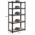 Regał metalowy magazynowy Warsztatowy Garaż Piwnica 180X90X40 czarny 875KG