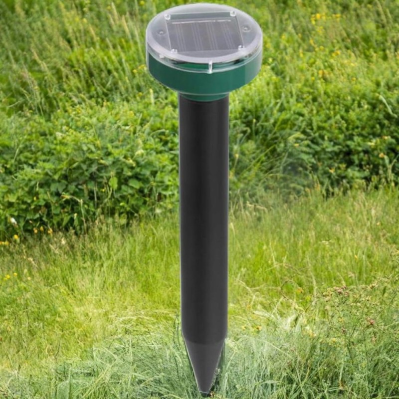 2 x Silny Odstraszacz na krety solarny Nornice Myszy Kuny Gryzonie 1700m²