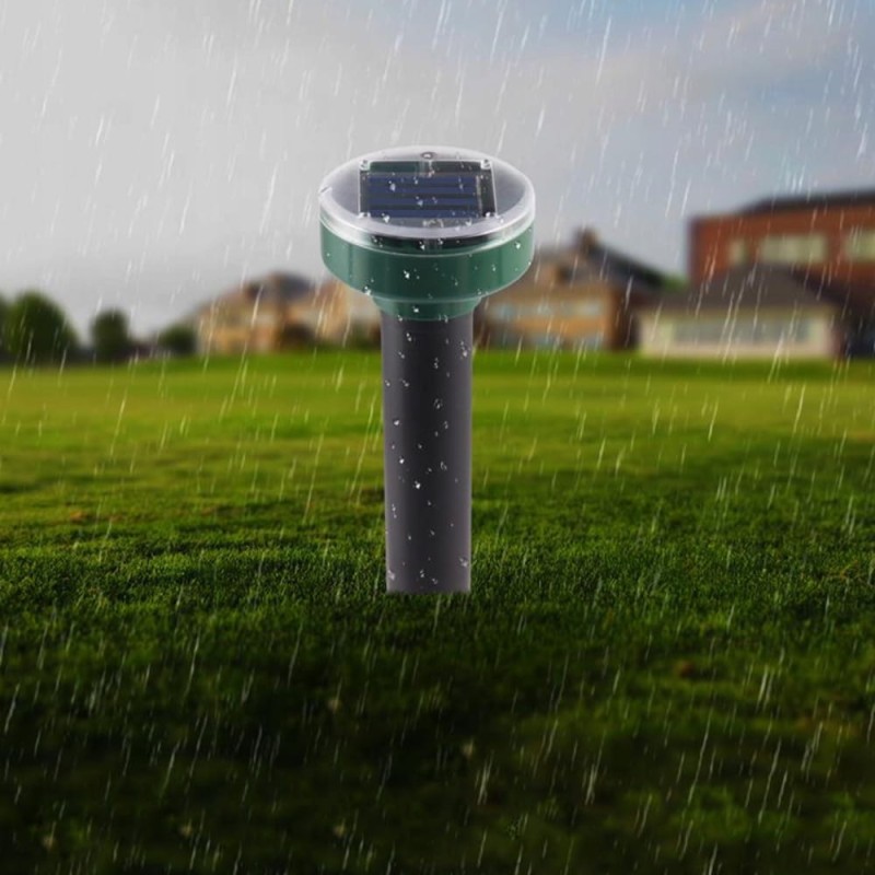 2 x Silny Odstraszacz na krety solarny Nornice Myszy Kuny Gryzonie 1700m²