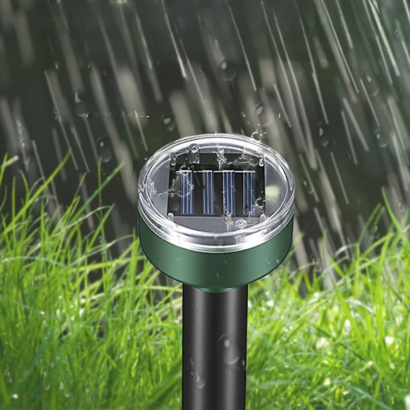 8 x Silny Odstraszacz na krety solarny Nornice Myszy Kuny Gryzonie 6800m²