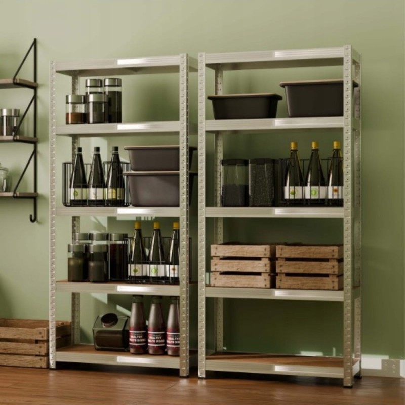 Regał magazynowy 180x90x40 metalowy warsztatowy garażu piwnicy 5półek 875kg