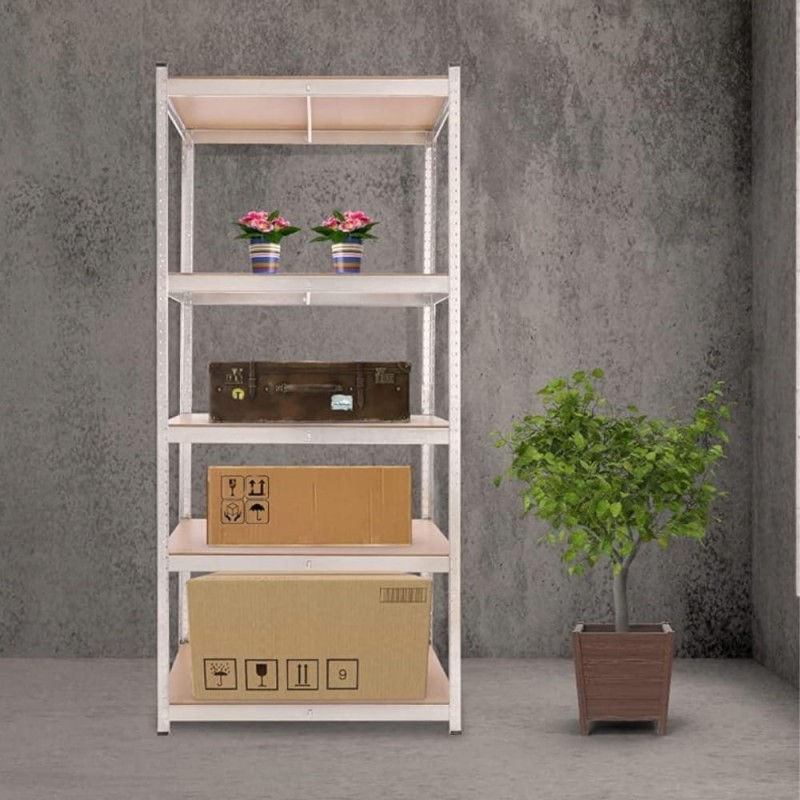 Regał magazynowy 180x90x40 metalowy warsztatowy garażu piwnicy 5półek 875kg