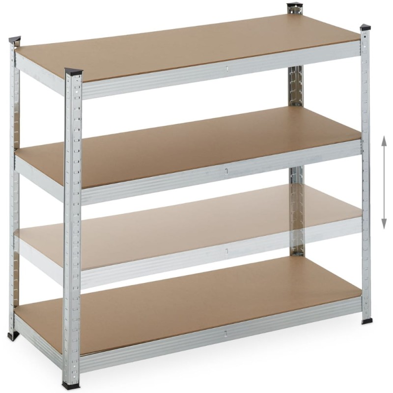 Regał warsztatowy 180x90x40 metalowy do garażu magazynowy 6 półek 1050kg