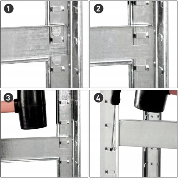Regał warsztatowy 180x90x40 metalowy do garażu magazynowy 6 półek 1050kg