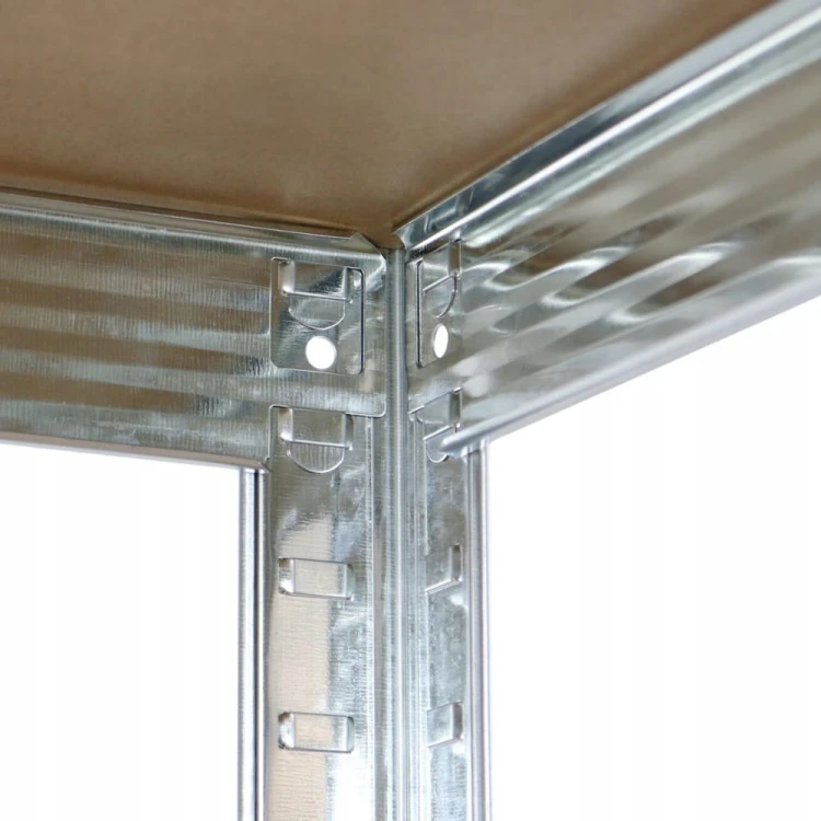Regał metalowy magazynowy 2w1 warsztatowy 5 półek garażowy 180x40x40 875kg