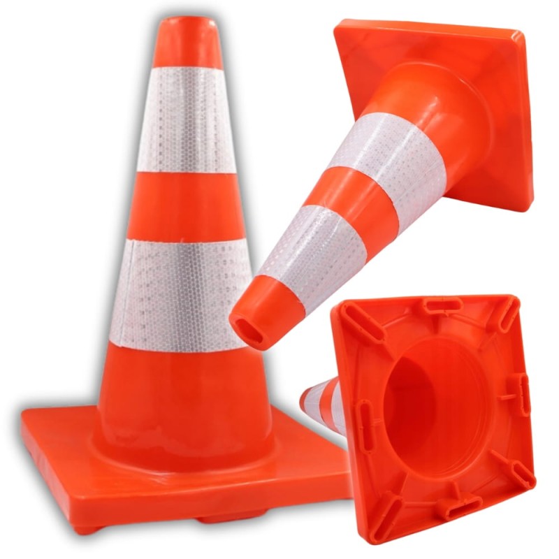 Pachołek drogowy 43cm U-23 Pachołki drogowe elastyczne odblaskowe ostrzegaw