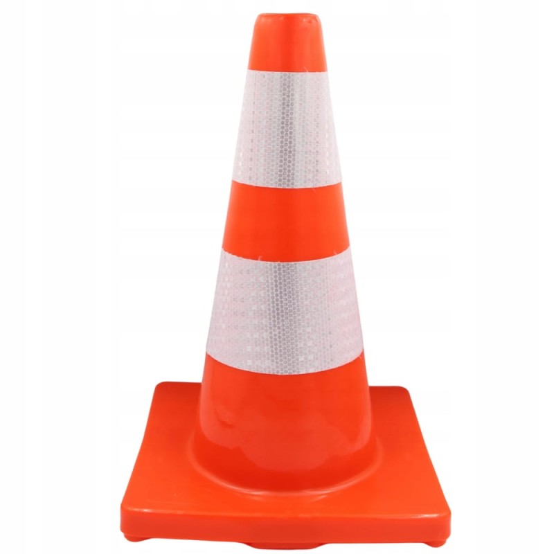 Pachołek drogowy 43cm U-23 Pachołki drogowe elastyczne odblaskowe ostrzegaw