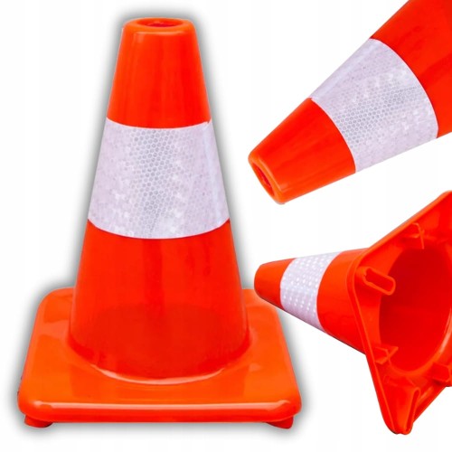 Pachołek drogowy 30cm U-23 Pachołki drogowe elastyczne odblaskowe