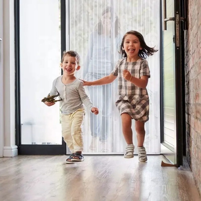 Moskitiera Na Drzwi Okno Balkonowe Magnetyczna Wymiar 80/90/100 x 210/220cm