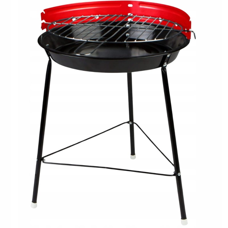 GRILL OGRODOWY WĘGLOWY DO OGRODU TARASU NA WĘGIEL SKŁADANY 33CM + RUSZT