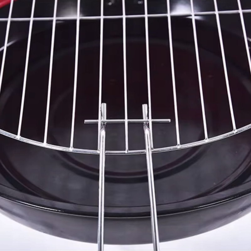 GRILL OGRODOWY WĘGLOWY DO OGRODU TARASU NA WĘGIEL SKŁADANY 33CM + RUSZT