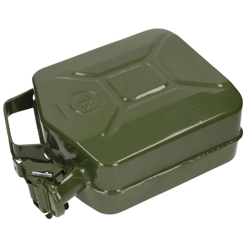 Kanister Na Paliwo 5l Metalowy Zbiornik Bańka Na Olej Benzynę Ropę + Lejek