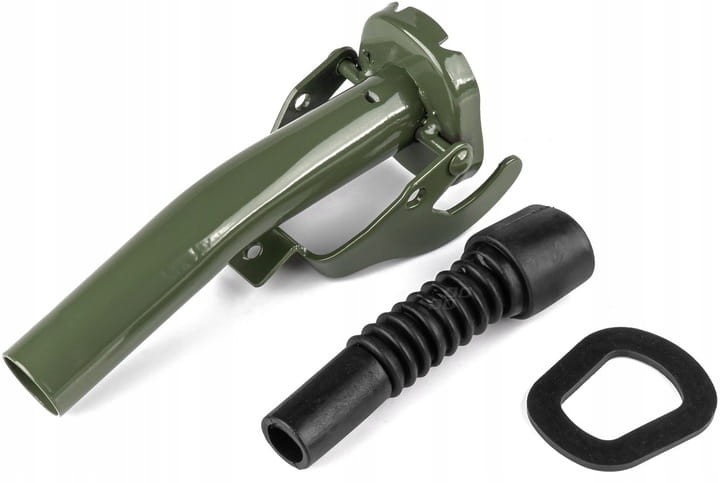 Kanister Na Paliwo 5l Metalowy Zbiornik Bańka Na Olej Benzynę Ropę + Lejek