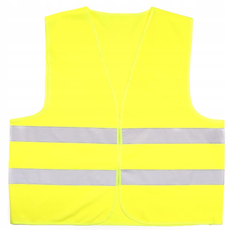 Kamizelka odblaskowa ostrzegawcza żółta XXL drogowa BHP seledynowa z CE