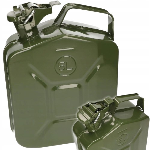 Kanister Na Paliwo 5l Metalowy Zbiornik Bańka Olej Benzynę Ropę + Uszczelka