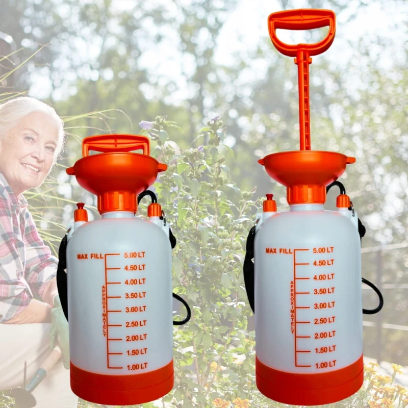 Opryskiwacz Ciśnieniowy Ręczny 5l Spryskiwacz Długa Regulowana Lanca 95cm