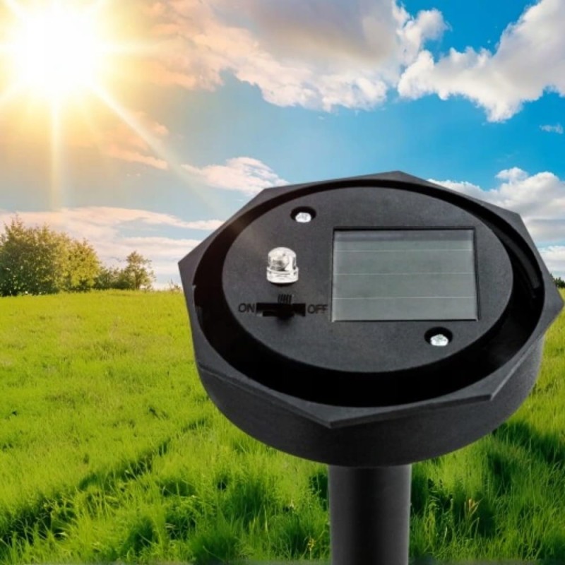 2 x Lampa Ogrodowa Solarna Wbijana Naziemna Led Kula Biała Lampka 10 Cm