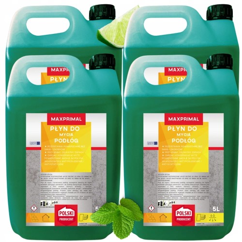 Uniwersalny Płyn Koncentrat Do Mycia Podłóg Czyszczenia Paneli PCV 4x5L 20L