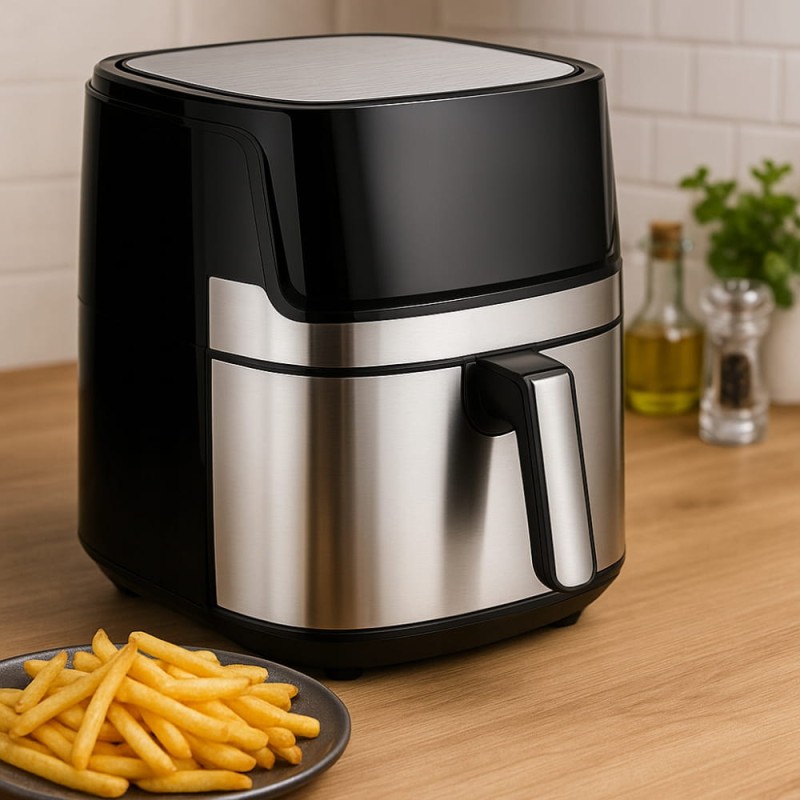 Frytkownica Beztłuszczowa AIR FRYER Frytownica Duża 8l 1850w Duża Misa XL