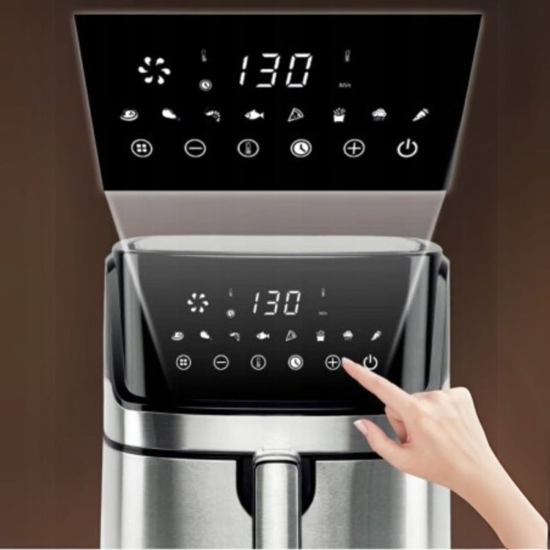 Frytkownica Beztłuszczowa AIR FRYER Frytownica Duża 8l 1850w Duża Misa XL