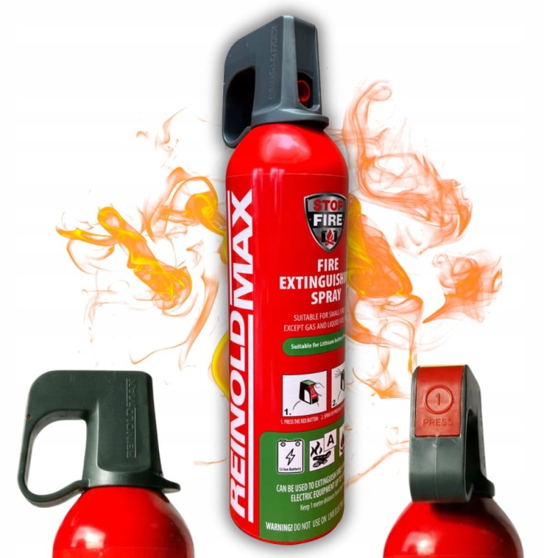 Spray Gaśnica Spray Gaśniczy Baterii Akumulatorów Li-Ion 1000g A F 2028 R.