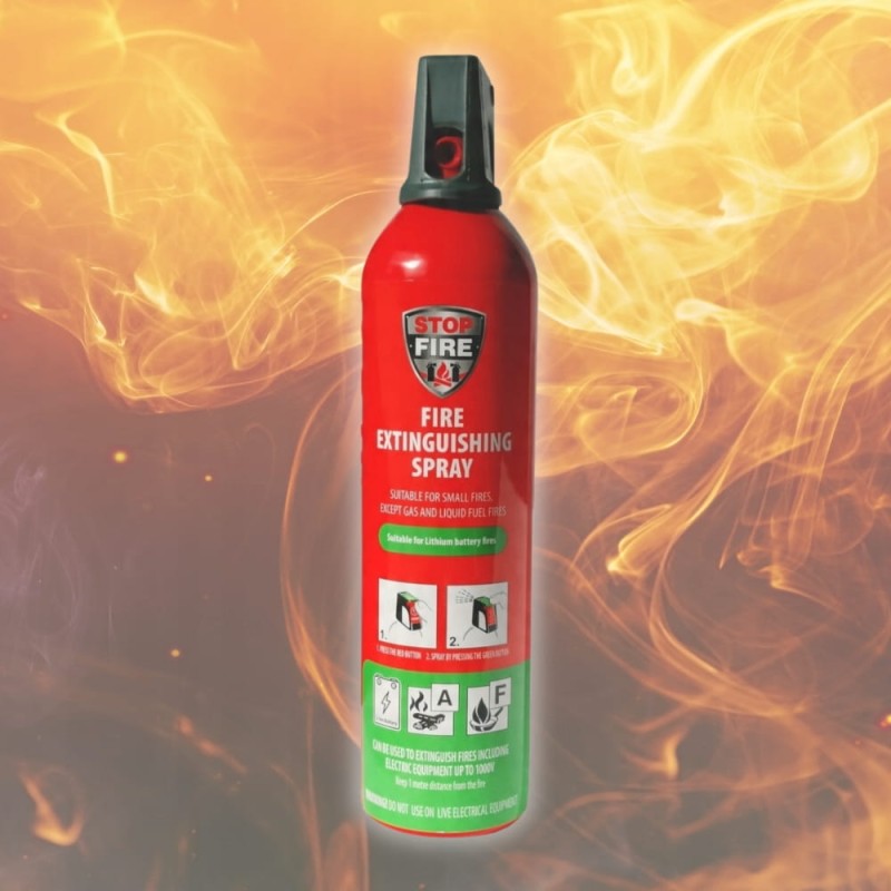 Spray Gaśnica Spray Gaśniczy Baterii Akumulatorów Li-Ion 1000g A F 2028 R.