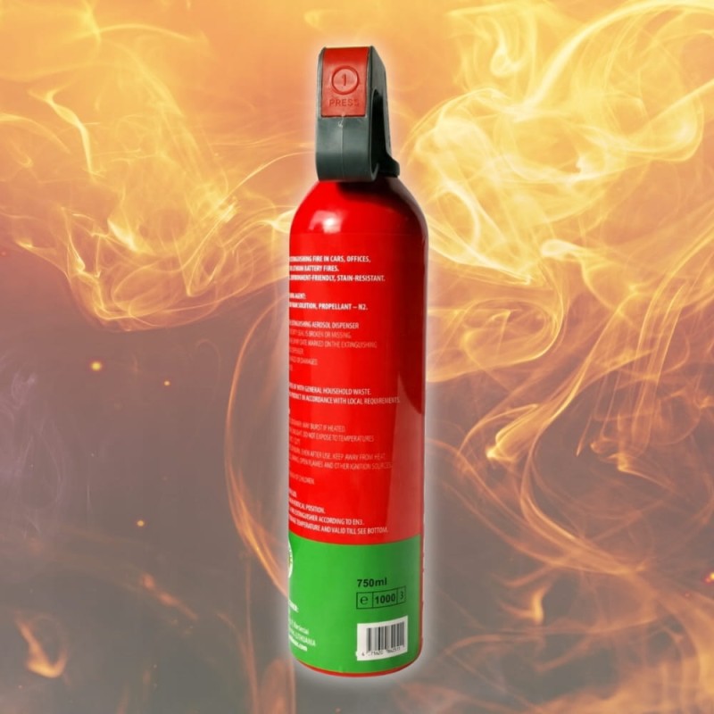 Spray Gaśnica Spray Gaśniczy Baterii Akumulatorów Li-Ion 1000g A F 2028 R.