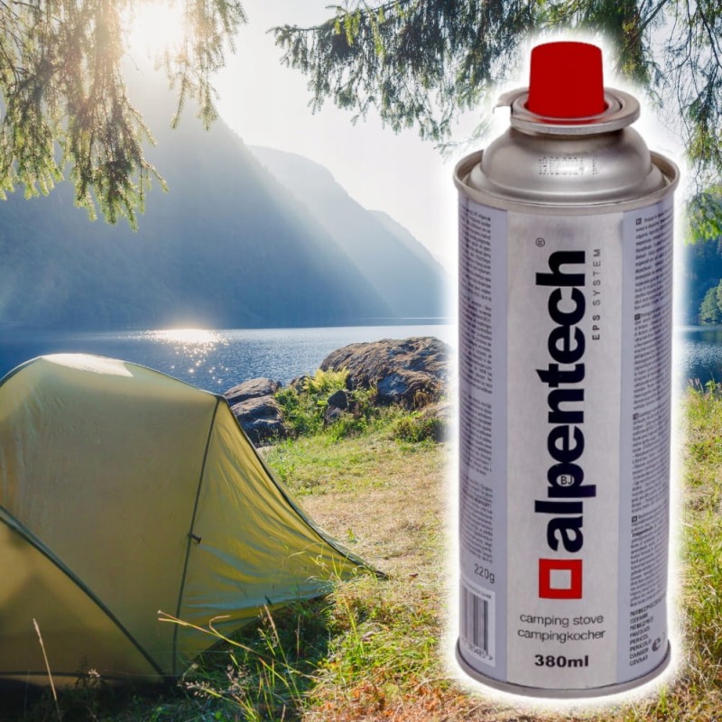 Kartusz Gazowy Alpentech Gaz do Palników Kuchenek Piecyków Grilla 380ml