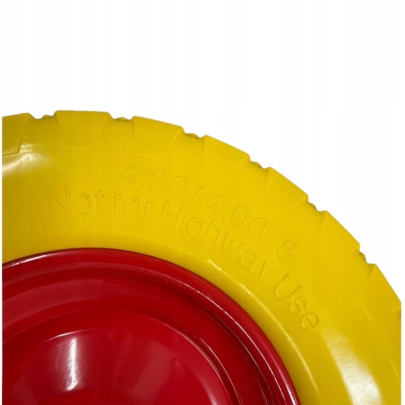 Kółko Do Taczki Koło Do Wózka Pełne Piankowe Bezdętkowe 4.80/4.00-8 + Oś