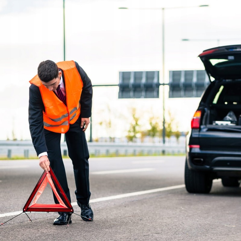 Trójkąt Ostrzegawczy Rozkładany Do Auta + Etui