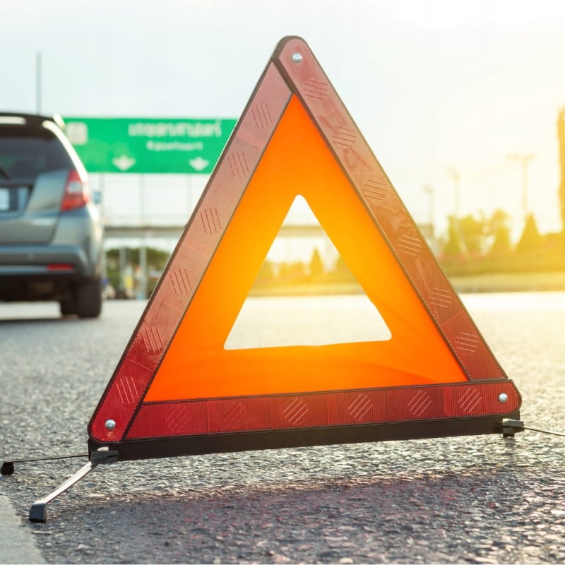 Trójkąt Ostrzegawczy Rozkładany Do Auta + Etui