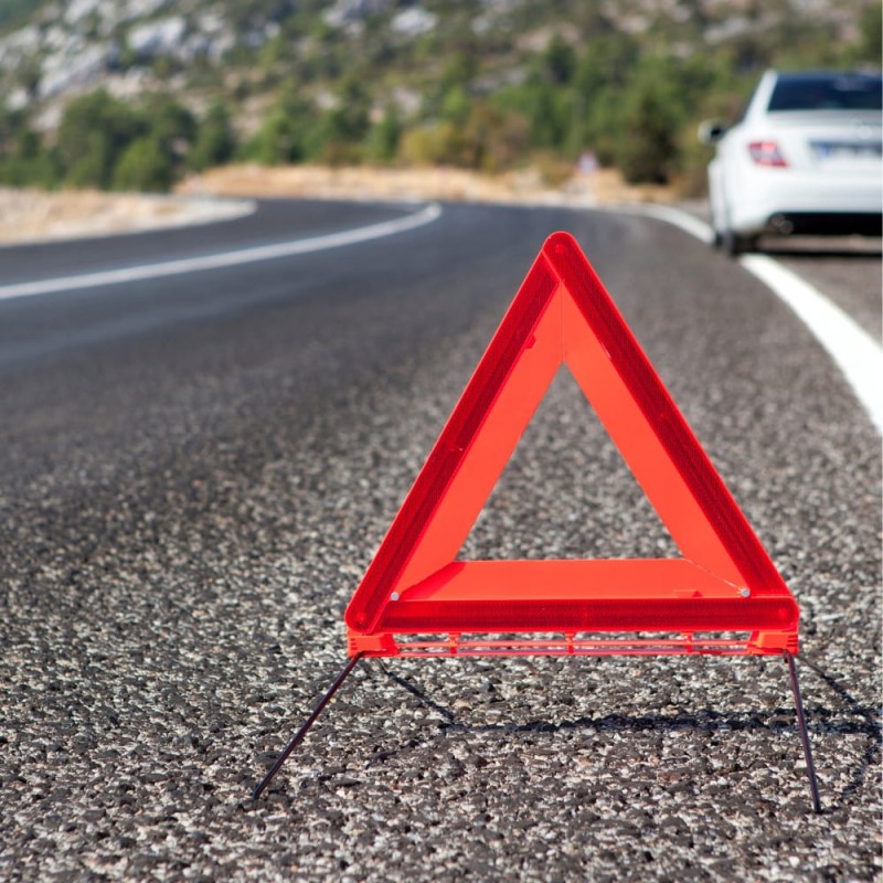 Trójkąt Ostrzegawczy Rozkładany Do Auta + Etui