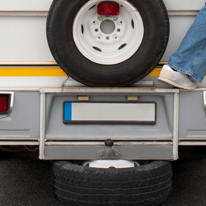 Ramki Pod Tablice Rejestracyjne Ramka do Tablic Czarna Uniwersalna UE 2szt