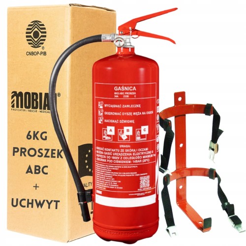 Zestaw Kombajn Bizon Ciągnik Autobus Autokar Gaśnica 6kg Proszkowa Uchwyt