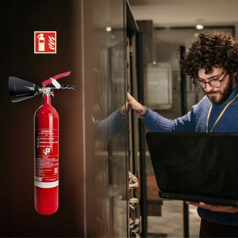 Gaśnica śniegowa 2kg CO2 GS2x do Urządzeń Elektrycznych i Elektroniki