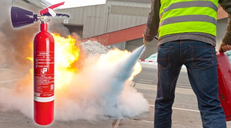 Gaśnica śniegowa 2kg CO2 GS2x do Urządzeń Elektrycznych i Elektroniki