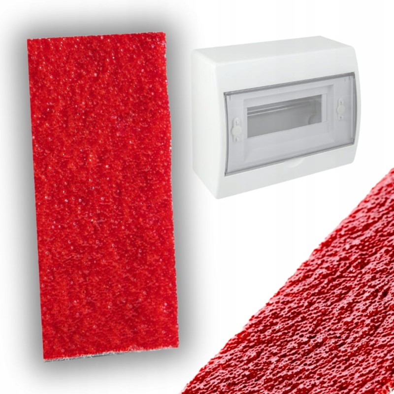 ASPP Sticker 40x100mm GASZENIE ROZDZIELNI do 20L taśma ogniochronna ABC/E