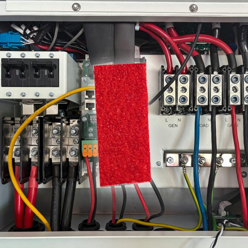 ASPP Sticker 40x100mm GASZENIE ROZDZIELNI do 20L taśma ogniochronna ABC/E