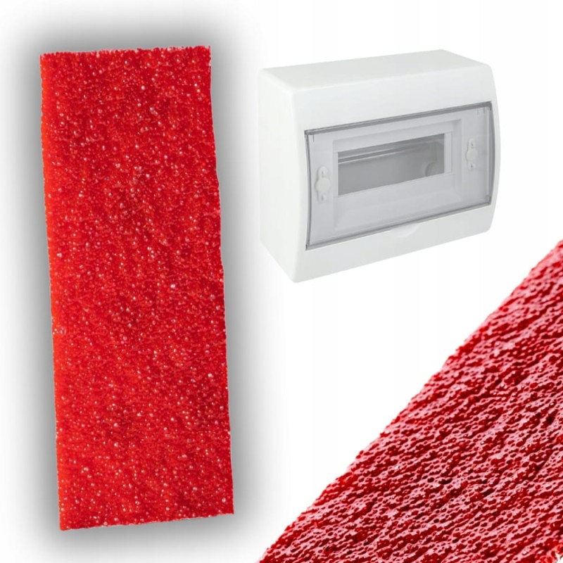 ASPP Sticker 25x100mm GASZENIE ROZDZIELNI do 7L taśma ogniochronna ABC/E